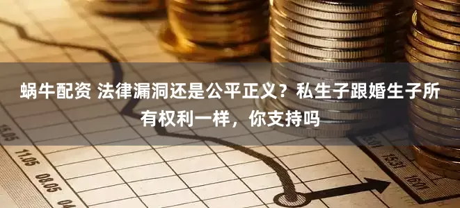 蜗牛配资 法律漏洞还是公平正义？私生子跟婚生子所有权利一样，你支持吗